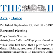 Dance Rare and Riveting The Hindu 28 Sep 2012 Dance Rare and riveting The Hindu 28 Sep 2012
